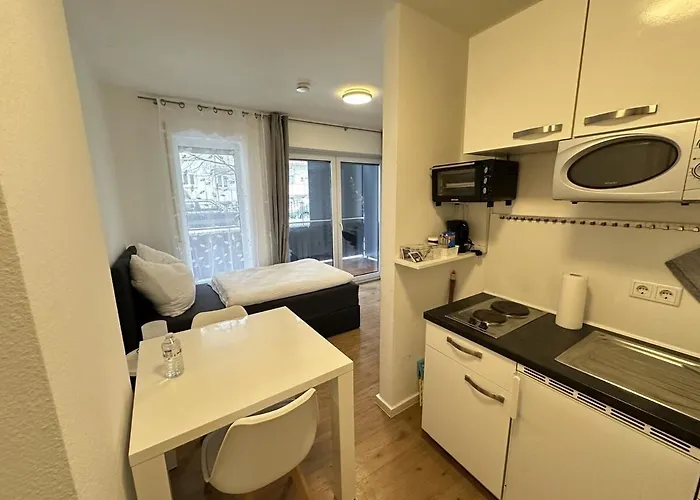 Business Mit Balkon, 1 Person, Zentrumsnah 公寓